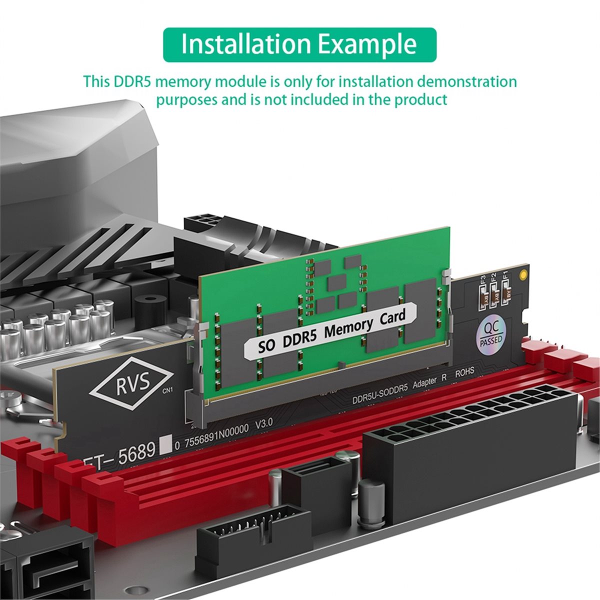 Ddr5 Sodimm - DT1461~Kartu Adaptor Memori Laptop DDR5 ke