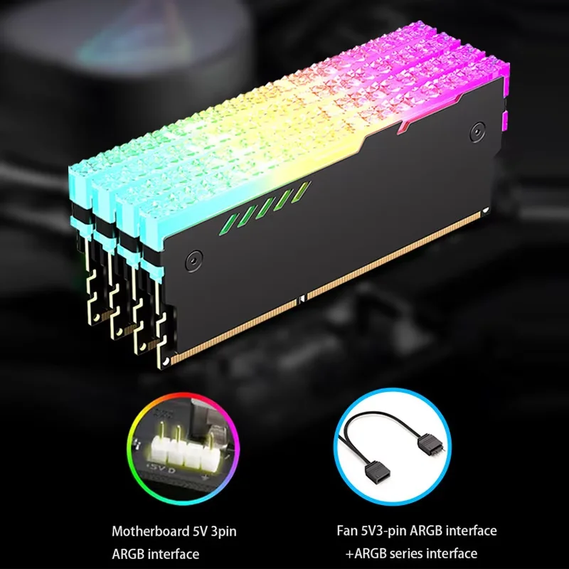 Heatsink Memori PC RM-1 Pendin - Ddr5 Rgb Ram ulasan dan harga