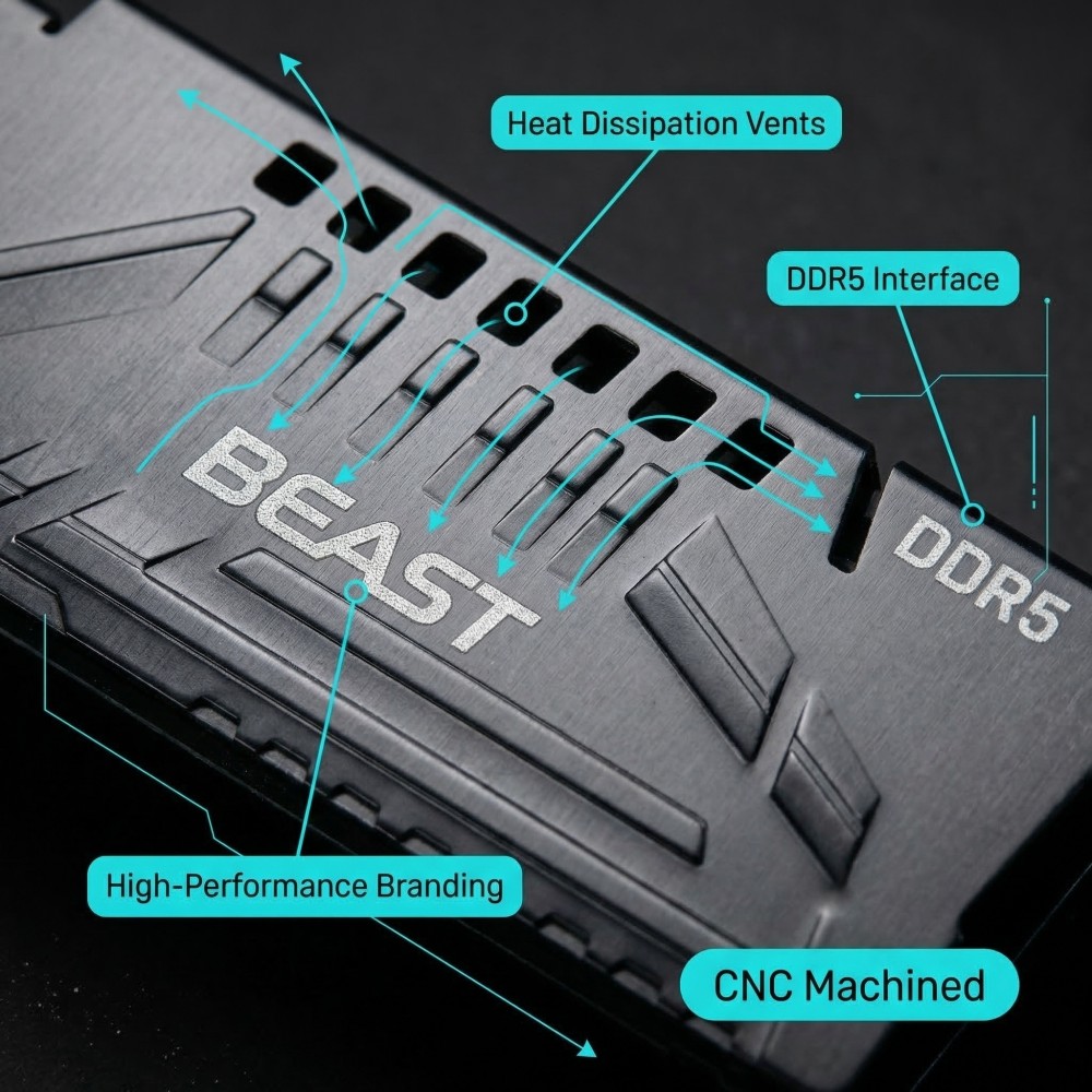 TISHRIC 10 Buah Radiator Pendi - Ddr5 Ram ulasan dan harga